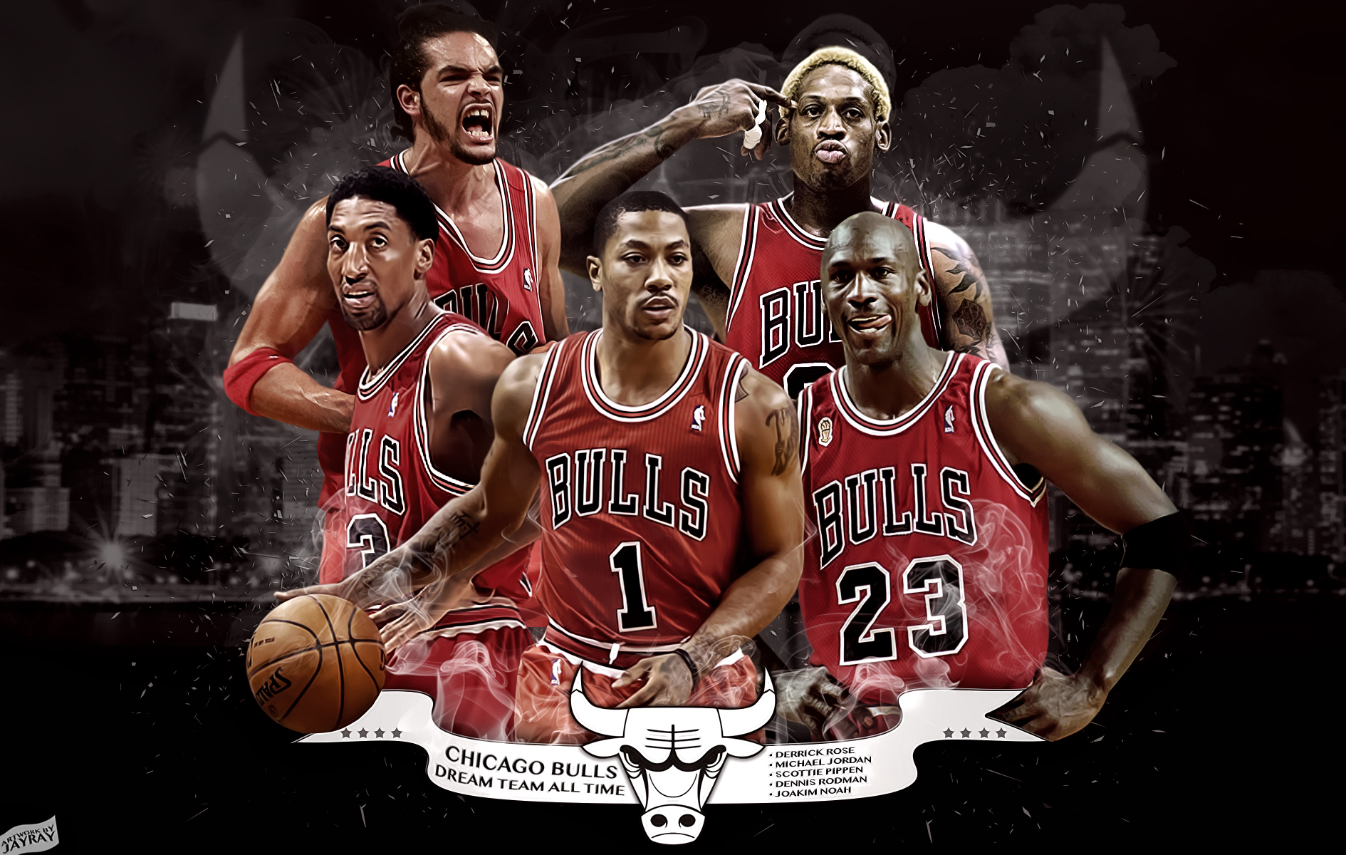 chicago_bulls_all_time_dream_team_by_jayray_by_artworkbyjayray-d7i448i