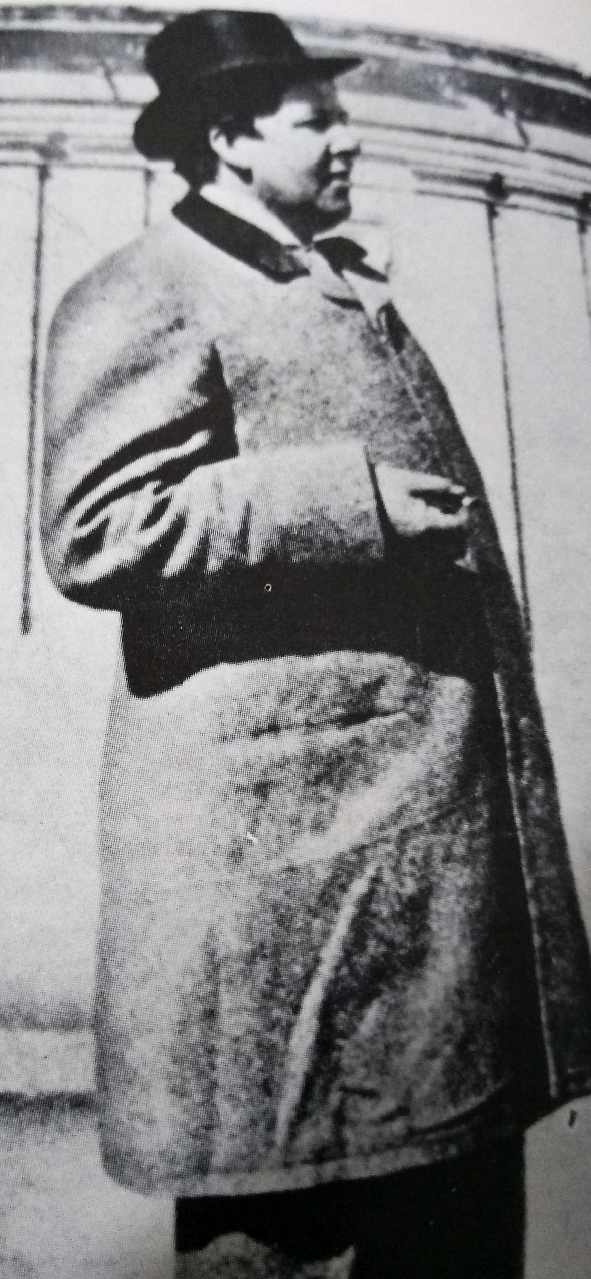 Wilde em 1897 em Nápoles, após sair da prisão (reprodução) 
