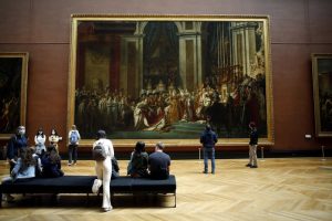 Louvre: Coroação de Napoleão depois do distanciamento