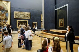 Louvre: Mona Lisa depois do distanciamento social