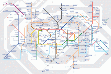 Mapa do Metrô de Londres