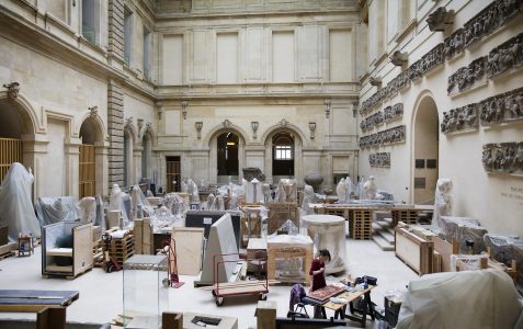 Museu do Louvre faz restauração - Foto NYT