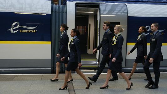 Tripulação do trem Eurostar