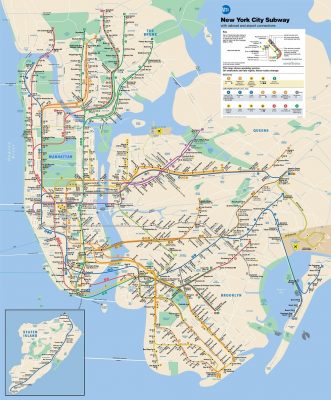 Mapa Metrô NY