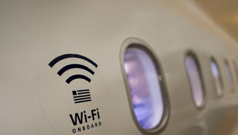 Avião com wi-fi